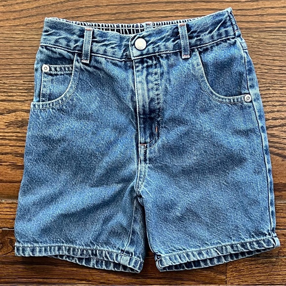 Vintage Guess Blue Denim Jean Shorts Toddler Boy 4T - Picture 1 of 6